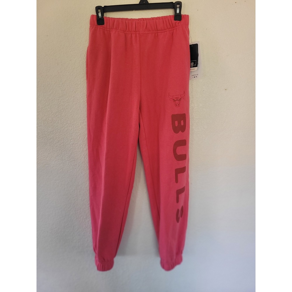 Chicago Bulls‎ NBA Sweatpants Joggers Candy Apple Red Small 47 Brand #19
